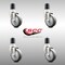 Service Caster 4 Inch 316SS Thermoplastic Rubber Swivel 1-3/4 Inch Expanding Stem Caster Set SCC-SS316EX20S414-TPRB-134-4 - alternate 3